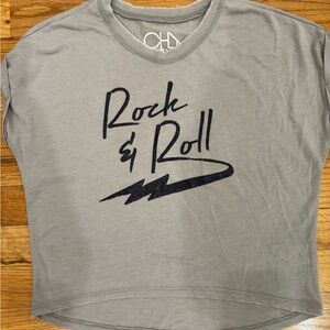 Chaser Gray Rock & Roll Kids Tee